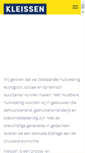 Mobile Screenshot of kleissen.nl